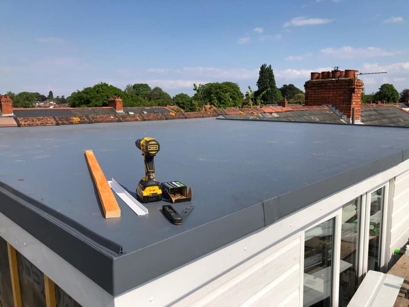 Industrial flat roofing